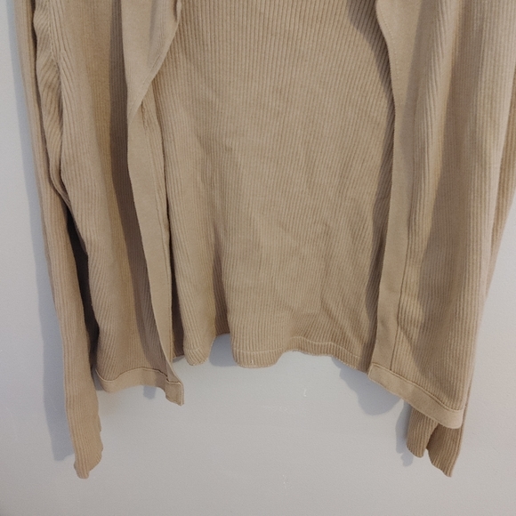 Outlander Cream/Tan Cotton Cardigan - Size M - Picture 4 of 12